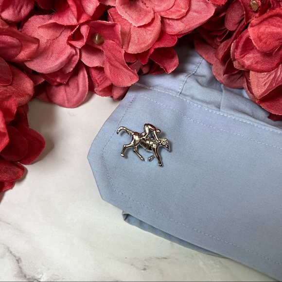 Galloping Racehorse and Jockey Silver Cufflinks - Picture 9 of 15